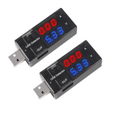 Digital USB Charger Dual USB Current Voltage Charging Detector Voltmeter Ammeter picture