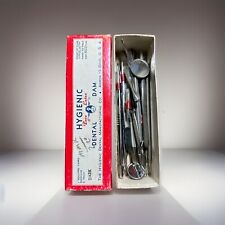 Vintage Box Of Used Dental Tool Lot 20+ Dentist Instruments Picks Forceps Estate picture