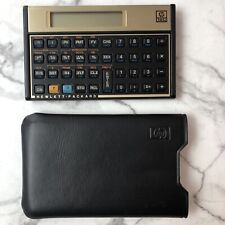 Hewlett Packard HP 12C Financial Calculator With Battery & Original Case Vintage picture