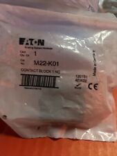 M22-K01 Eaton Contact Block Normally Closed. New In Original Packaging. picture