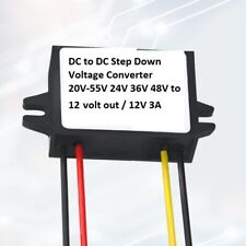 DC to DC Step Down Voltage Converter 20V-55V 24V 36V 48V to 12 volt out / 12V 3A picture