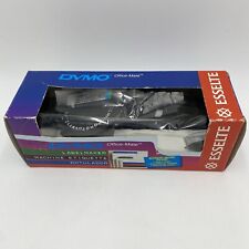 New Vintage Dymo Office Mate II 1540 Label maker Uses 3/8” & 1/2” Tape Esselte picture