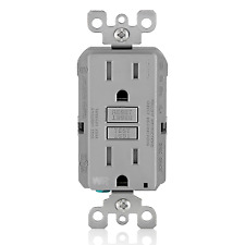 Leviton GFWT1-GY 15 Amp  125 Volt Receptacle/Outlet  20 Amp Feed-Through  Sel... picture