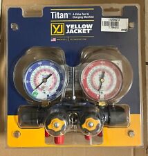 Yellow Jacket Manifold 49963 Only Degrees F, psi Scale, R-22/404A/410A Refriger picture