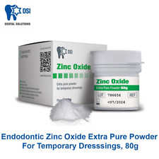 Dental DSI Endodontic Zinc Oxide Extra Pure Powder For Temporary Dresssings, 80g picture