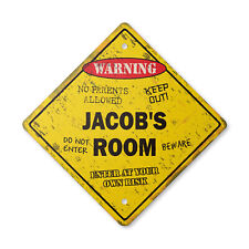 Jacob's Room Vintage Crossing Sign Xing Plastic Rustic kids bedroom children's n picture