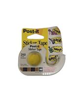 Vintage 1993 3M Post-it Sticker Tape Super Great Instruments Fun Color Removable picture