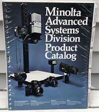 Vintage Minolta Advanced Systems Division Product Catalog Brand NEW picture