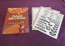 Vintage Ore Ida Folder Hash Browns Are Sizzlin' 1989 MINT picture