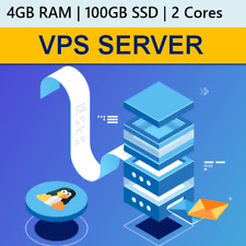 VPS (Virtual Dedicated Server) 4GB RAM + 100GB SSD + 2 Core - 1 month picture