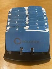 VINTAGE ROLODEX Card File with Index Tabs and Blank Cards - No Cover Good Cond picture