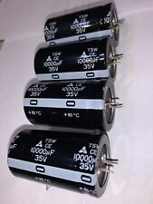 Matsushita Radial Electrolytic Capacitors 35 V 10,000 uF Brand New Lot Of (4) picture