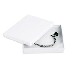 Elegant White Jewelry Boxes 6x5x1