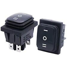 /2Pcs Waterproof Rocker Toggle Switch 16A 250V 20A 125V AC 6 Pins 3 Position ... picture