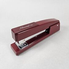 Vintage Swingline 747 Metal Stapler Mid Century Marion Red 94-41 Made USA picture