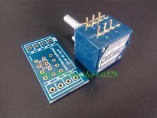 Japan ALPS Volume control 27 type Dual potentiometer 100K RK27 Round shaft + PCB picture