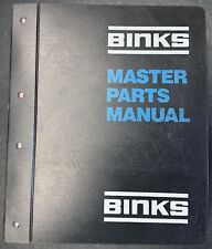Binks Master Parts Manual-Vintage picture
