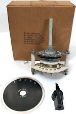 CENTRALAB Rotary Switch JV-9003 5-Position + Legend Plate + Daka Ware Knob NOS picture