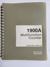 Fluke 1900A Multi Function Counter Instruction Manual picture