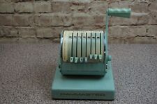 Vintage Paymaster Series X550 Check Writer Embosser Stamper Machine W/Key /Cover picture