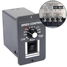 DC 12-60V 10A PWM DC Motor Variable Speed Controller CW CCW Reversible Switch US picture
