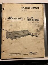 Lot Of Two Vintage Vermeer Baler 605 C Manual & No 290 New Idea Manual Md102 picture
