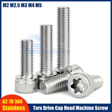 Torx Socket Head Cap Screws Machine Bolt A2 Stainless Steel M2 M2.5 M3 M4 M5 picture