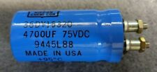 Nipon Chemi Con 4700uF 75V Electrolytic Capacitor mfd. +95 degrees USA picture