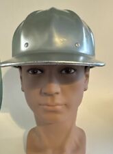 Vintage Aluminum Hard Hat Superlite Fibre Metal U.S. WITH LINER STRAP picture