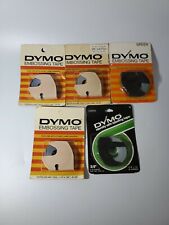 LOT OF 5 Vintage Dymo Labeling Tape NEW picture