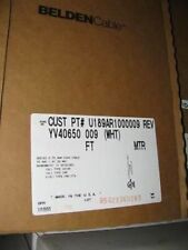 Belden YV40650 RG6 Broadband Coax Cable RG 6 Series 6 Wire NIB White 1000' picture