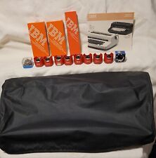 Lot Vintage IBM Selectric Typewriter Accessories Dust Cover, Balls, Manual, Etc. picture