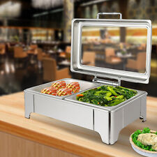 400W Electric Chafing Dish Buffet Catering Server Stainless Steel Food Warmer picture