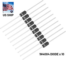 1N4004 Diode (10 Pcs) 1A 400V Rectifier Diode DO-41 Fast Switch IN4004 | US SHIP picture