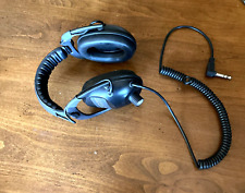 Vintage White's Metal Detector Headphones, 