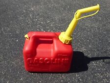 Sears Craftsman 1 Gallon Red Plastic Vented Gas Can Vintage Pre-Ban model P10 picture