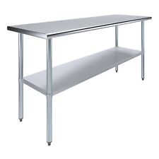 24 in. x 72 in. Stainless Steel Work Table | Metal Utility Table picture