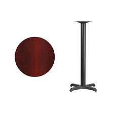 Flash Furniture 24'' Round Dining Table Top Mahogany (XURD24MAT2222B) picture