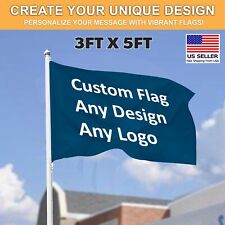 3x5FT Customized Flag Personalize Flags Banners Advertisement  Print Logo - USA picture