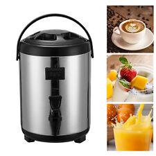 NEW Insulated Hot And Cold Beverage Dispenser Server 2.11 Gallon Stainless Steel picture