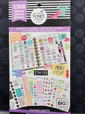 MAMBI The Happy Planner Girl Healthy Hero Sticker Value Pack 1308 Pieces Full picture