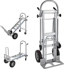1000LBS Heavy Duty Aluminum Hand Truck Convertible Folding Dolly Platform Cart picture
