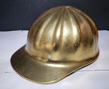 Vintage SuperLite Gold Color Mining Hard Hat From NV Copper Miner picture