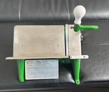 Wonderful Working Vintage Green Tru-Cut Commercial Deli Cheese Cutter Slicer picture