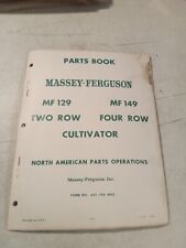 Vintage 1966 Massey Ferguson Mf 129&Mf 149 Two & Four Row Cultivtor Parts Book picture