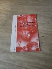 VINTAGE BROCHURE 1940 BLILEY ELECTRIC QUARTZ CRYSTAL FREQUENCY CONTROL picture