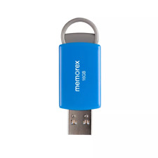 Memorex 16GB Flash Drive USB 2.0 - Blue picture