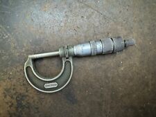 Vintage CRAFTSMAN DC Outside Micrometer 1” inch Opening Precision Made In USA picture