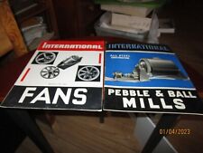 Vintage C. 1950's Industrial Catalog Lot International Fans Mills Dayton Ohio picture