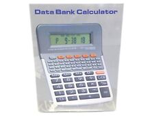 Vintage Multi-function 12 Digit Data Bank Calculator LCD Alarm Clock CALC2100  picture
